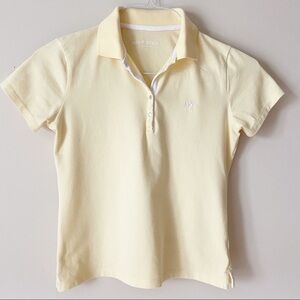 Bossini Girls Yellow Polo Shirt Medium
